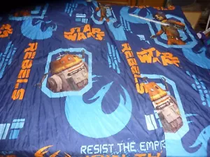 Star Wars Window Curtains Rebels Animated (2) 42"x 63" Panels C-3 - Picture 1 of 3