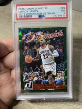 2015-16 Panini Donruss Elite Dominator /999 LeBron James #22 PSA 7 Sp # King