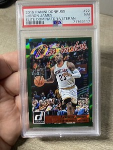 2015-16 Panini Donruss Elite Dominator /999 LeBron James #22 PSA 7 Sp # King