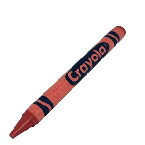 Orange Red Retired Crayola Crayon New Unused Binney & Smith New York Vintage - Picture 1 of 7