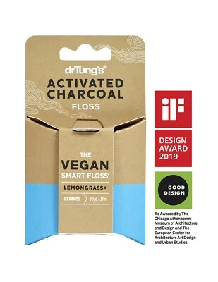 Dr Tungs Activated Charcoal Floss