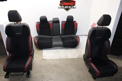 2015-2021 Subaru WRX Front / Rear Recaro Seat Set OEM JK120 - Image 1 of 4