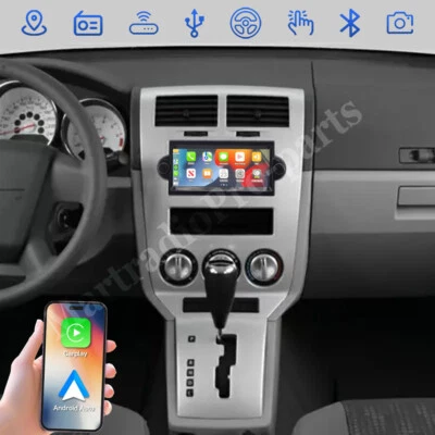 For 2007-2008 Dodge Caliber Android 13 Navi CarPlay Car Stereo Radio GPS Foto 1 de 4