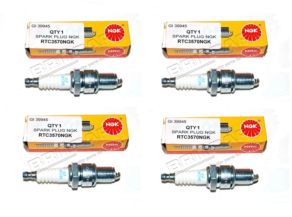 LAND ROVER DEFENDER 90 / 110 2.25L & 3.5L PETROL ENGINE NGK SPARK PLUGS SET OF 4 - Image 1 of 1