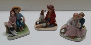 Norman Rockwell 3 porcelain figurines - Picture 1 of 10