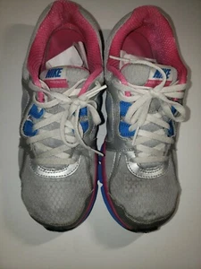 Nike Dual Fusion Youth Shoes Silver Blue Pink 456970-010 Size 6Y - Picture 1 of 6