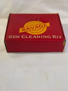 Savage Arms Gun Cleaning Kit Oil Tin RustVeto Gun Grease Solvent 3pk Vintage - Picture 1 of 12