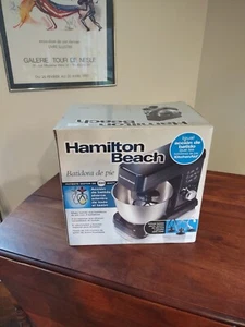 Hamilton Beach Stand Mixer 63325, 3.5 Qt, 6 Speed, Dough Hook, Whisk & Flat - Picture 1 of 7