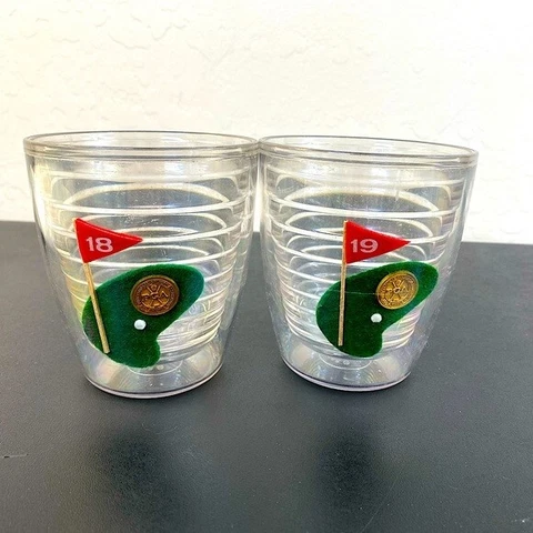 PGA Tervis double wall cup Golf Green 18th and 19th hole Cover