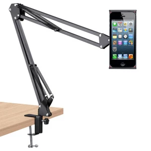 Tablet Holder Mount Stand Rack 360° Flexible Arm Desk Bed for 4-10.6" iPad Phone - Picture 1 of 10