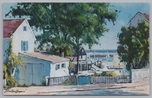 Corner of Atlantic Avenue, The Blue Gate, Rockport Harbor Yacht Club PC - Picture 1 of 2