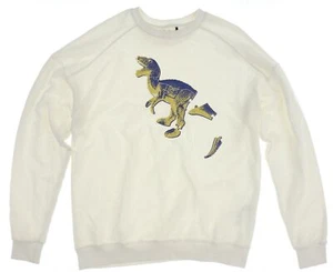 Tee Library 270949 Herren Sweatshirt weiß Oversized Gr. M - Bild 1 von 3