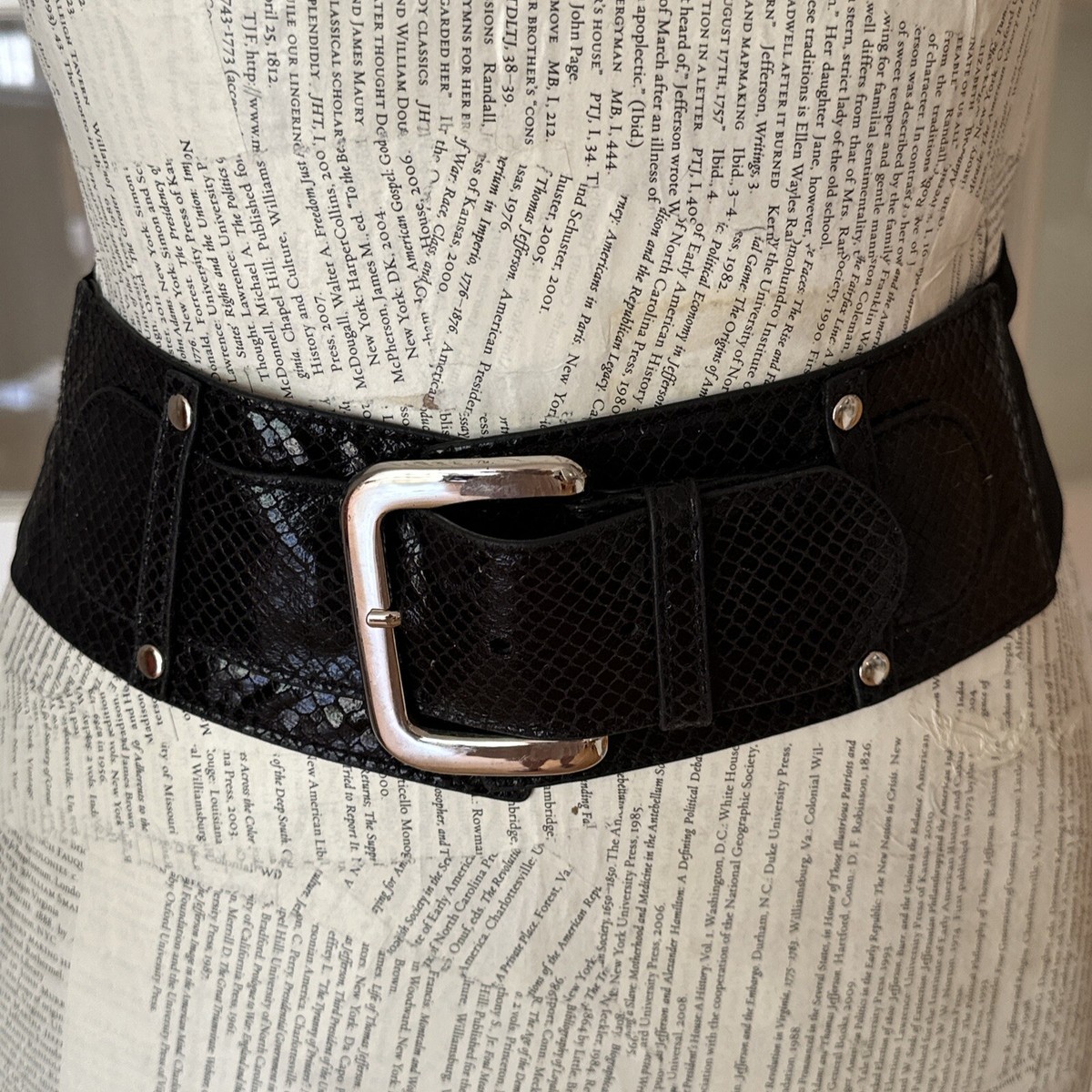 Eytys Serpent Belt Black 75size