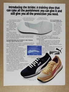 1983 Puma STRIDER Running Shoes vintage print Ad - Picture 1 of 1