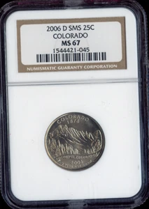 2006-D Colorado Quarter NGC MS67 SMS Quality - Picture 1 of 2