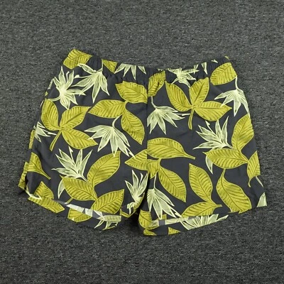 Tommy Bahama Swim Trunks Mens Extra Large Black Yellow Leafs Lining Pockets - Image 1 of 4