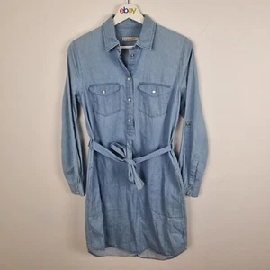 R.M. Vestido Williams Denim Cambray Talla 10 - Imagen 1 de 6