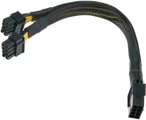 PCI Express GPU 8pin to Dual 8(6+2)Pin Power Cable for Latest Graphics Cards - Picture 1 of 12