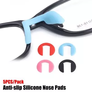 Push On Soft Anti-slip Eyeglass Silicone Nose Pads Glasses Nose Pads Nosepads - Picture 1 of 14