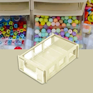 Small Parts Organizer Drawers Compact Storage Drawer Box for Tools Cables Office - Picture 1 of 13