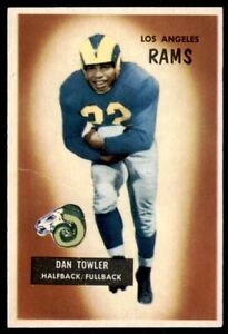 1955 Bowman Dan Towler  VG Los Angeles Rams #47