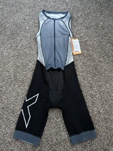 2XU LIGHT SPEED FRONT ZIP TRISUIT NWT Men's XS Marathon Training Singlet NWT - Picture 1 of 13