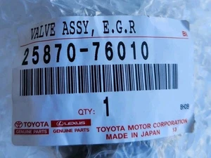 Conjunto de válvula de vacío Toyota OEM Egr 25870-76010 genuino - Imagen 1 de 1