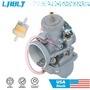 LABLT Round Slide Carburetor For Suzuki TS250 VM34-168 42-6015 VM34SC VM 34 mm - Picture 1 of 12