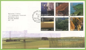 GB 2005 South-West England set on Royal Mail FDC Tallents House Cancel - Picture 1 of 1