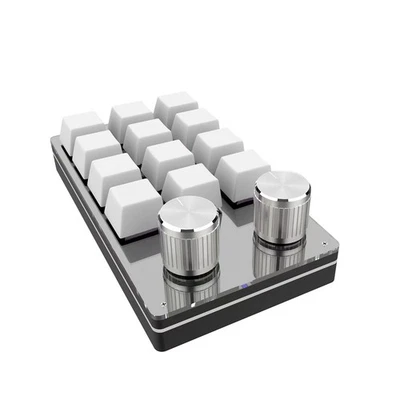 Plug&Play  Type-C USB Mini 12-Key Mechanical Keyboard Programmable Keys Keypad - Image 1 of 4