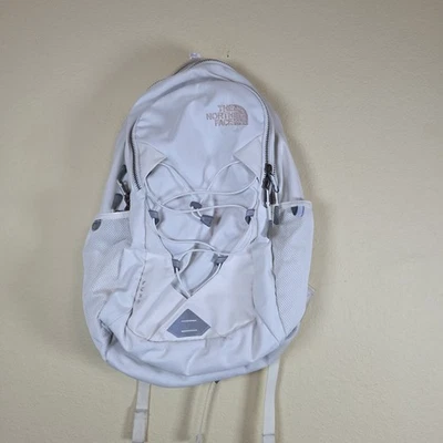 Mochila de lujo The North Face Jester Gardenia blanca ventilación flexible viaje escolar Foto 1 de 4