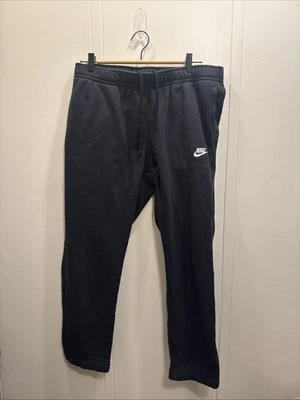 Pantalones Nike Sportswear Club polar dobladillo abierto BV2707-010 negros para hombre XL Foto 1 de 4