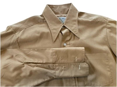 READ VTG 60s Sears 15/32 Cape XL Collar French Cuff Shirt Perma-Prest Japan - Image 1 of 4