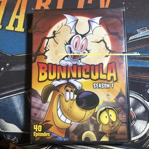 BUNNICULA~SEASON 1 ~THE COMPLETE 40 EPISODE SEASON ON 4 DISC~2018 NEW SEALED DVD - Picture 1 of 6