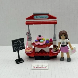 American Girl Mega Bloks Grace’s Pastry Cart Complete No Box  Pink Articulated - Picture 1 of 4