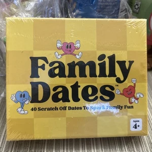 Tarjetas de fecha familiar Happy Duo Family Dates 40 rasca y gana ideas de fecha y noche - Imagen 1 de 6