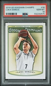 2019 UD Goodwin Champions Luka Doncic PSA 10 GEM MINT LA LAKERS - Picture 1 of 3