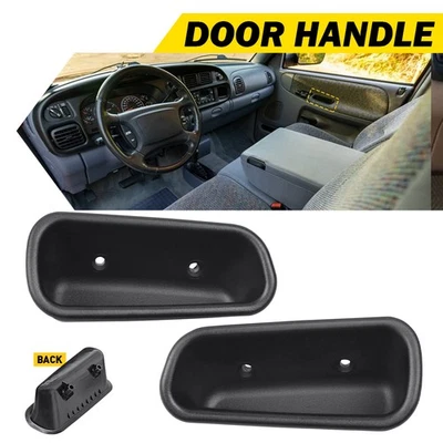 4741404 Fit 1994-2002 Dodge Ram 1500 2500 3500 Front LH RH Inner Door Handles PU - Image 1 of 4