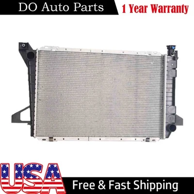 Radiator for Ford 1987-1996 F-150 F-250 F-350 1986-1992 Bronco 1987-1991 Taurus - Image 1 of 4