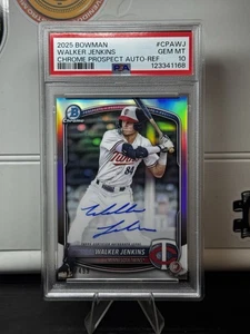 2025 Bowman - Chrome Prospect Walker Jenkins #CPA-WJ Refractor /499 (AU, RC)  - Bild 1 von 3