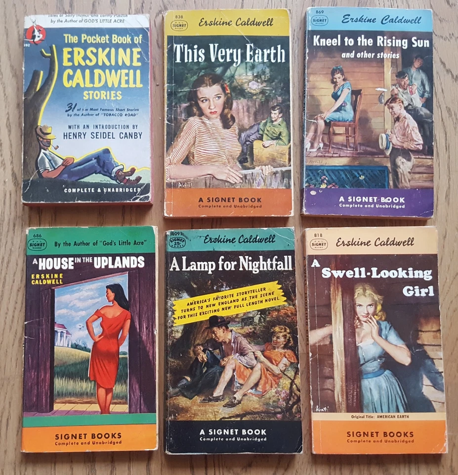 Lot de 6 pulp magazines d'Erskine Caldwell - Photo 1/1