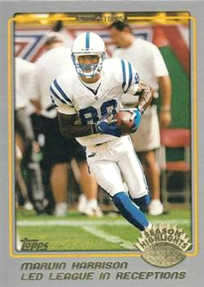 2001 Topps #289 Marvin Harrison Indianapolis Colts HOF - Image 1 of 1