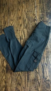 Women’s Firmabs US Size Large Deep Sea Green Cargo Scrunch High Waist Leggings - Picture 1 of 9
