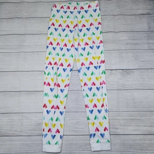 14 Primary Rainbow Heart Pajama Pants - Picture 1 of 4