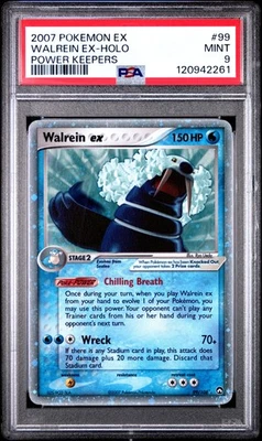 PSA 9 Walrein ExHolo Power Keepers #99 2007 Pokemon Ex Power Keepers 120942261 - Image 1 of 2