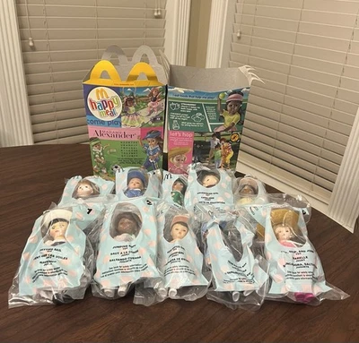 McDonald's Madame Alexander Dolls 2005 Happy Meal Toys Come Play Set de 10 Foto 1 de 4