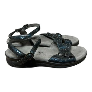 SAS Sandals women's size 7 Duo Navy strappy summer blue - Picture 1 of 4