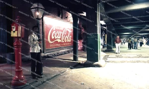 Scena Underground Atlanta Street Insegna Pubblicità Coca Cola Vintage Originale 35mm Slide - Foto 1 di 2