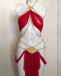 Fairytale Enchantress Costume Priestess Princess Queen Fantasy Sexy Goddess L - Picture 1 of 2