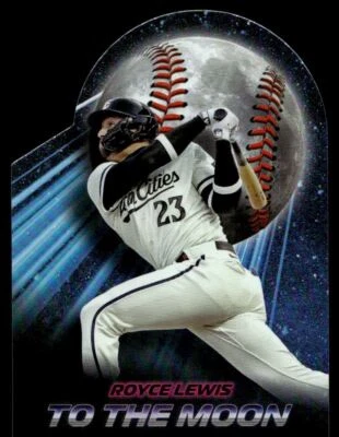 2024 Topps Big League To the Moon Die-Cuts Royce Lewis Minnesota Twins #TM-41 - Image 1 of 2
